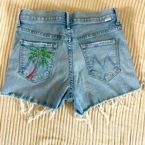 Mother denim shorts